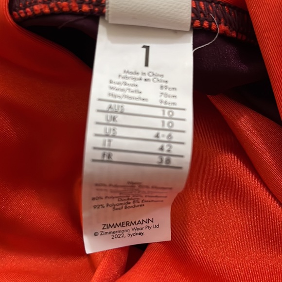 NEW ZIMMERMAN Violet Color Block Bikini
Bottom - Picture 6 of 8